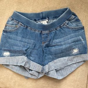 Motherhood Maternity jean shorts